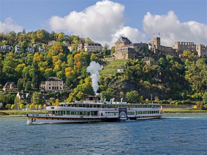 Schloss mit Rheinblick